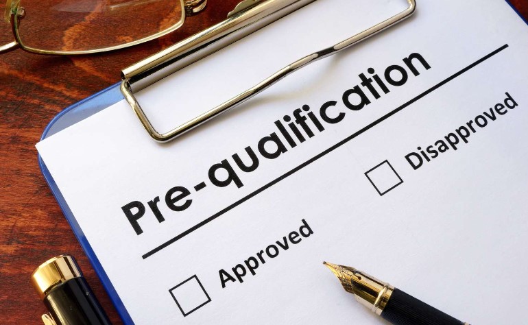 Requirements for Pre-Qualification or Approval