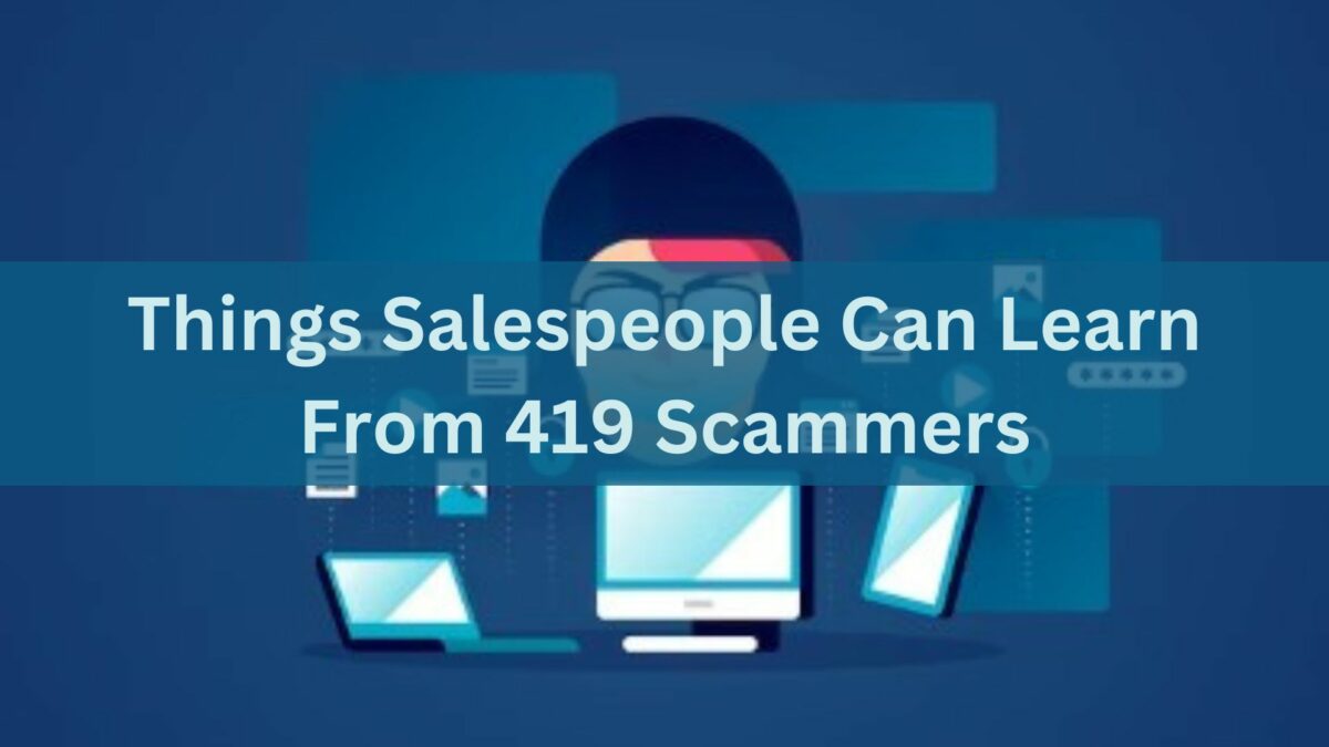 learn from scammers