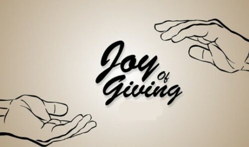 giving makes happy