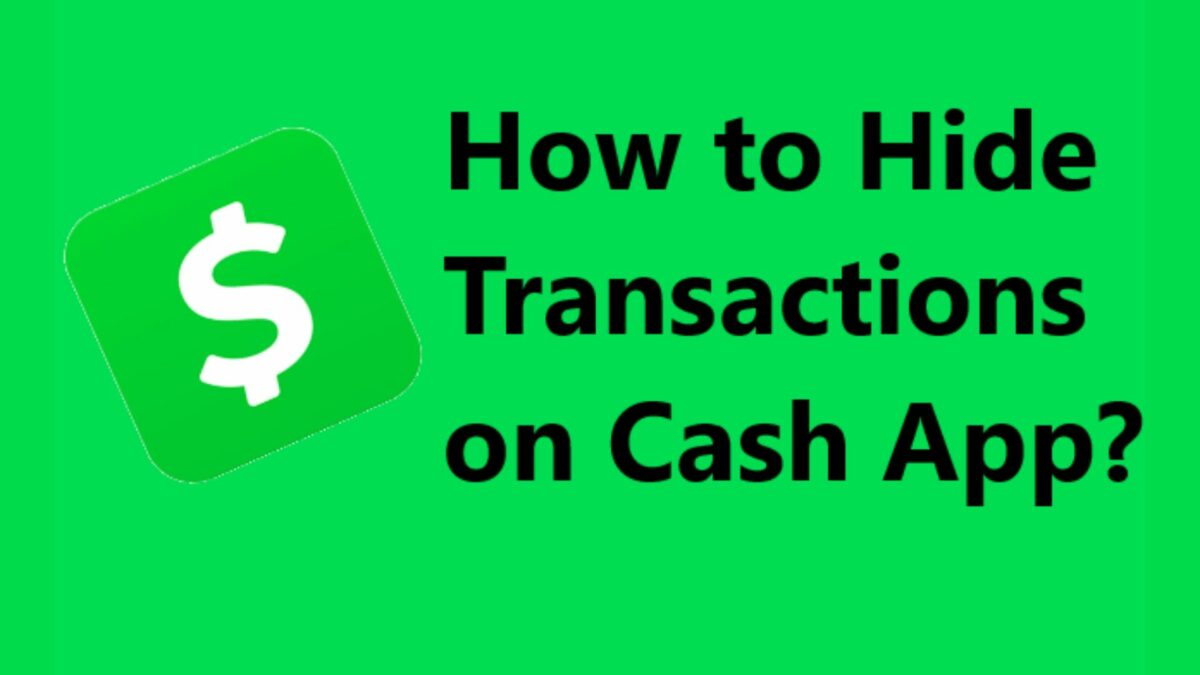 hide transactions on cash app