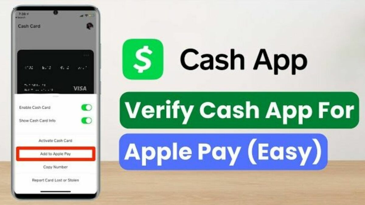 verify cash app for apple pay